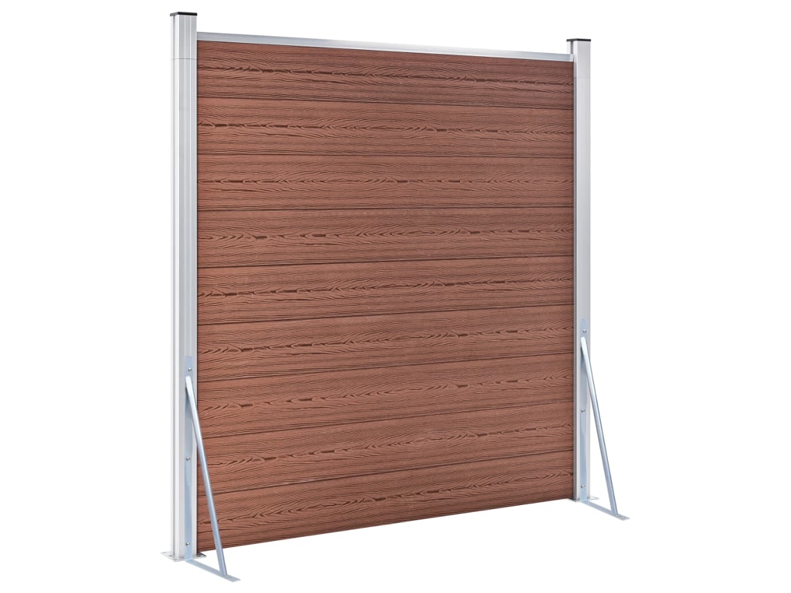 Soportes para postes de cerca (2 piezas, acero galvanizado) Wsd109383 Lovely Home