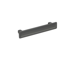 Tirador para mueble Aleación de zinc. Estilo Contemporáneo. Distancia entre ejes 96. Alucover grafito HARDWAREXCHANGE