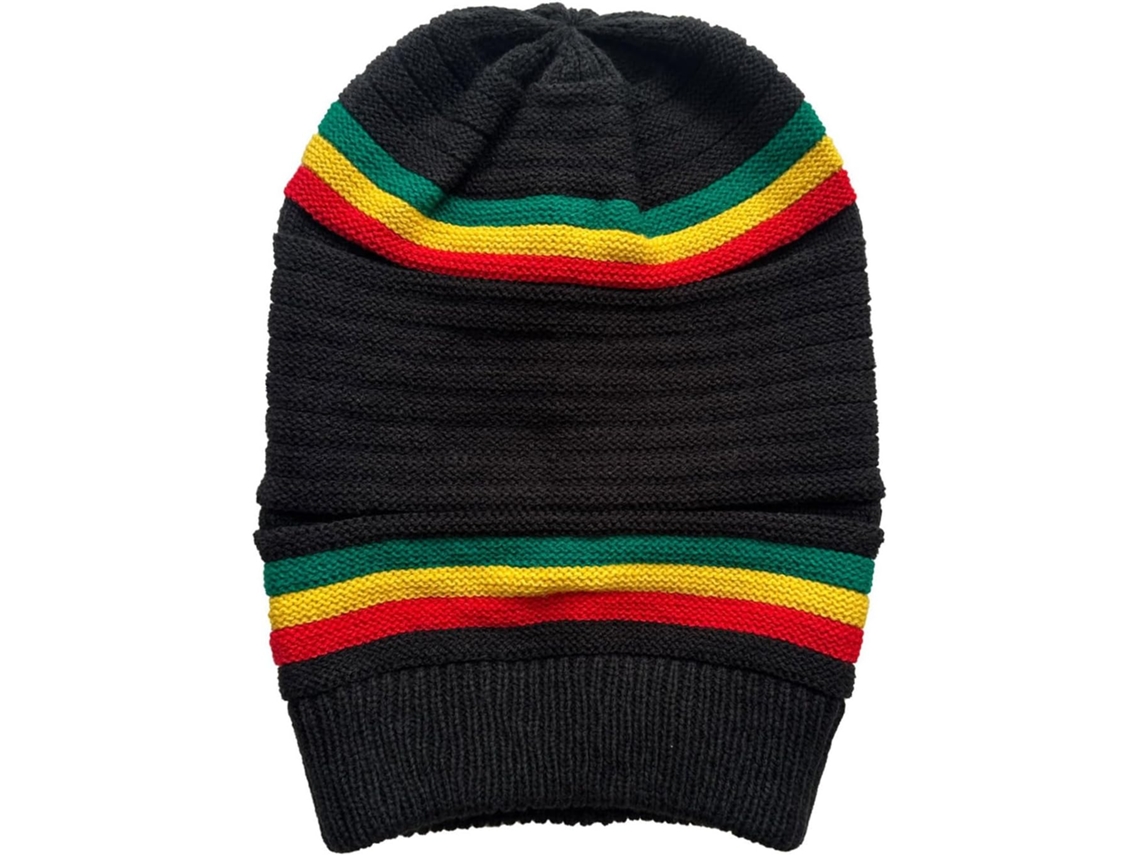 Gorro De Punto Unisex Con Rayas Multicolores, Confeccionado En Acrílico Suave, Para Hombres Y Mujeres.