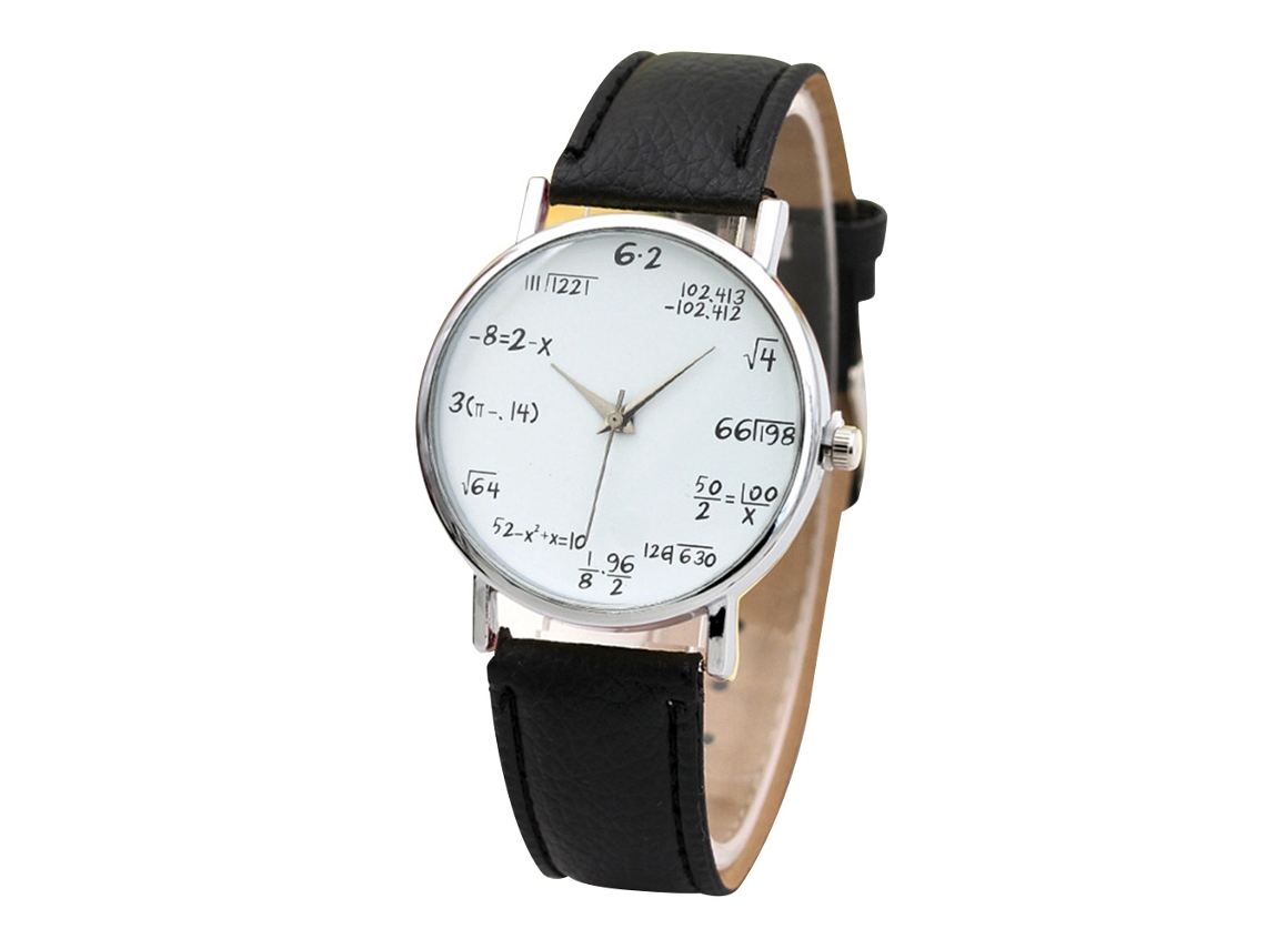 Reloj De Pulsera De Cuarzo Sencillo Para Mujer Con Correa De Piel Sintética, Estilo Casual Y Moderno (negro)