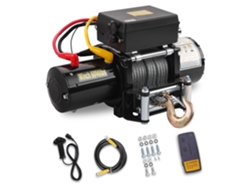 Cabrestante Eléctrico 12v 6000 Lbs / 2722 Kg, 15 Metros De Cable, 30 Metros De Control Inalámbrico