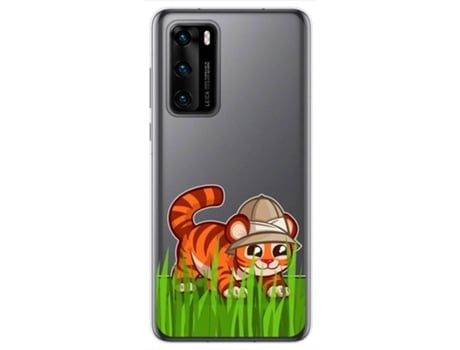 Carcasa Huawei P40 TUMUNDOSMARTPHONE Dibujos Transparente Multicolor