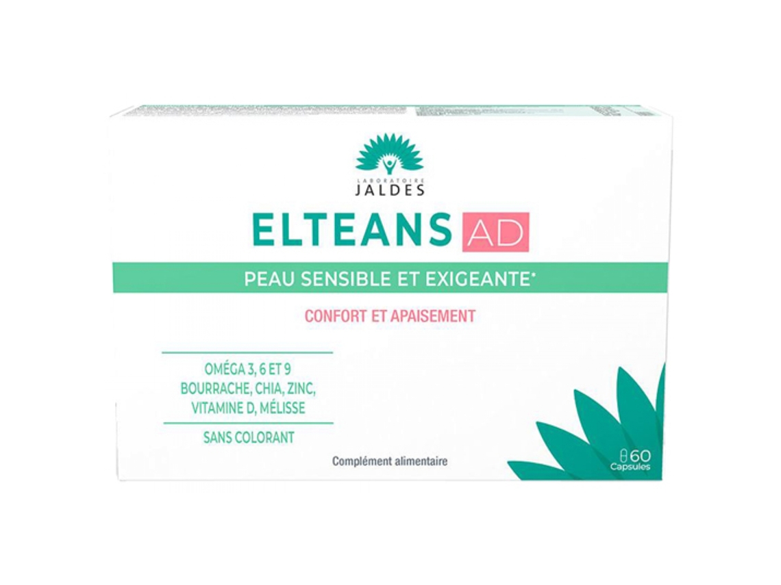 Jaldes Elteans Ad Pieles Sensibles y Exigentes 60 Cápsulas JALDES