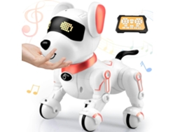 Juguete para perros robot, perro con control remoto, juguete eléctrico para perros para niños de 8 a 12 años - Rosa BISBISOUS