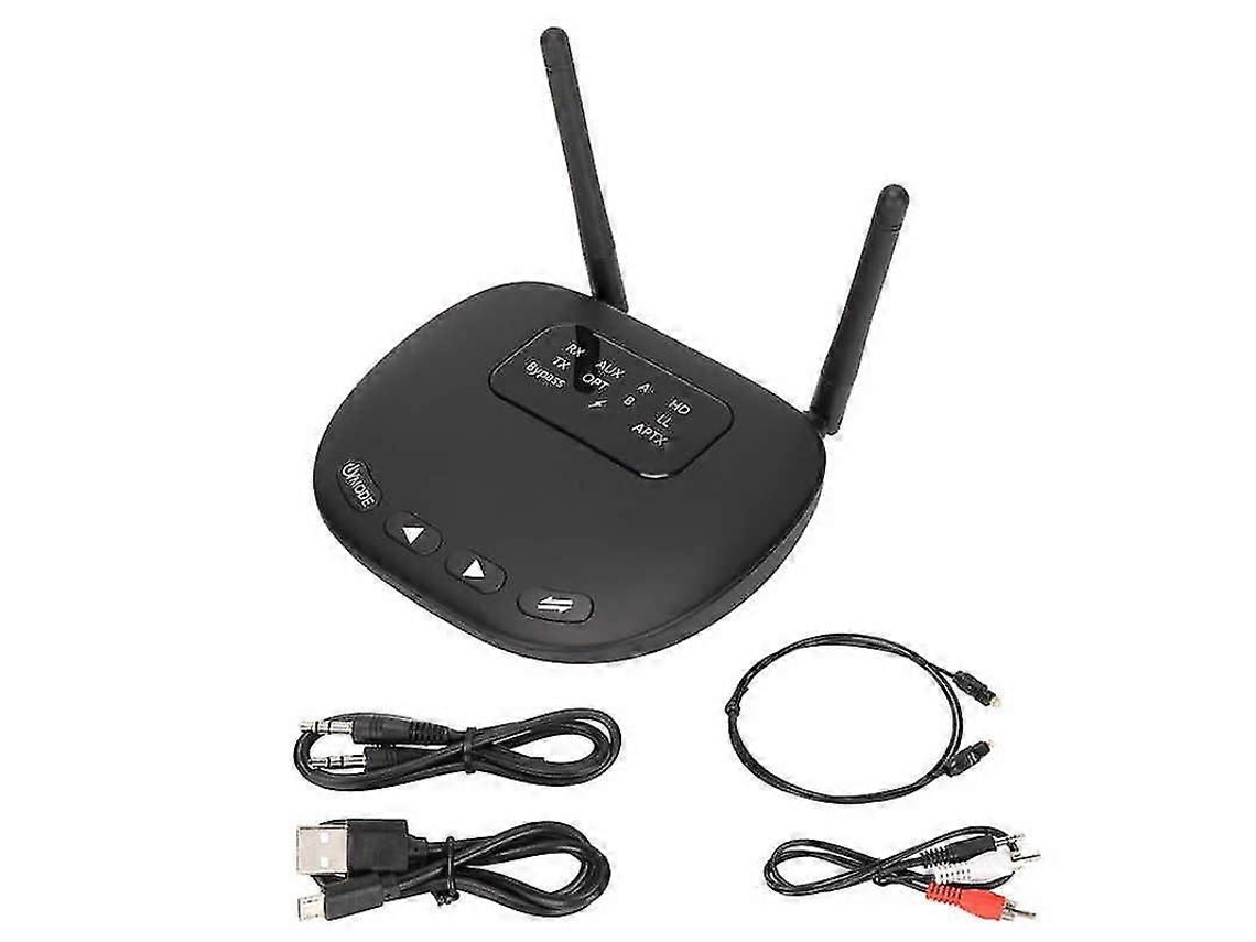 Transmisor y receptor inalámbrico Tooth O, adaptador Hi-Fi con antena dual para Android e iOS Rosewell