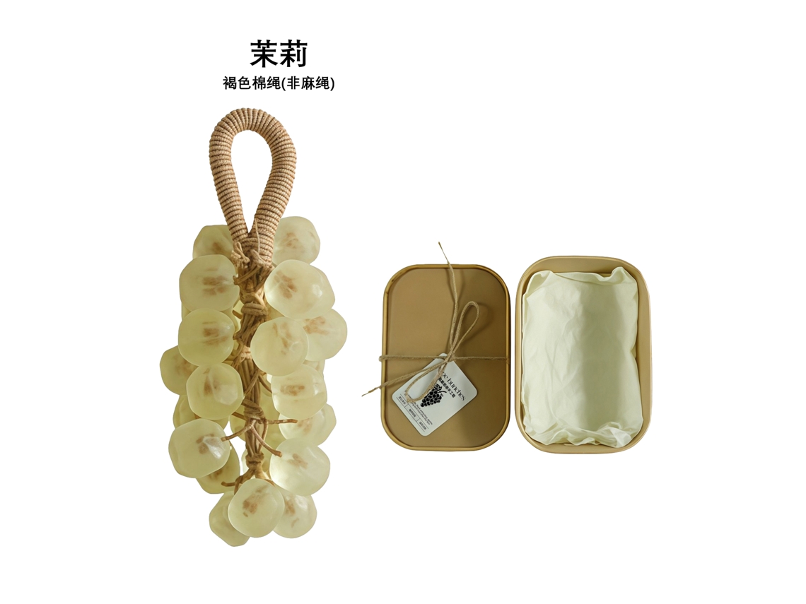 Set de regalo de jabón de uva Jazmín Gem con bolsa