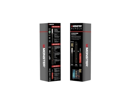 Cable 4k 22.5gbps 1.8m hdmi con 60ml limpiador de pantalla y 4p power en MONSTER