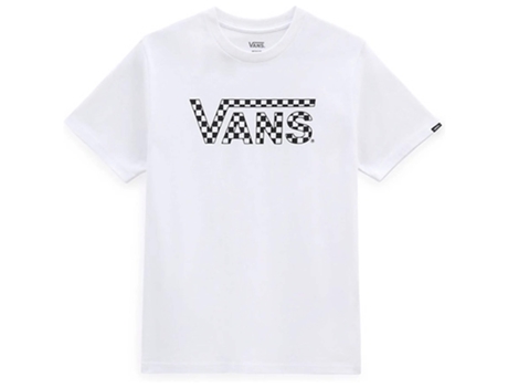 Camiseta de Hombre VANS Checkered Blanca Multicolor (S)