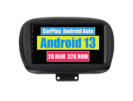 Autoradio Multimedia ROVERONE para Fiat 500X 2014 - 2020 CarPlay Android Coche Radio Bluetooth Navegación