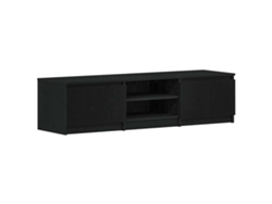 Maison Exclusive - Mueble Para Tv De Roble Negro, 140x40x36 Cm, Madera De Ingeniería