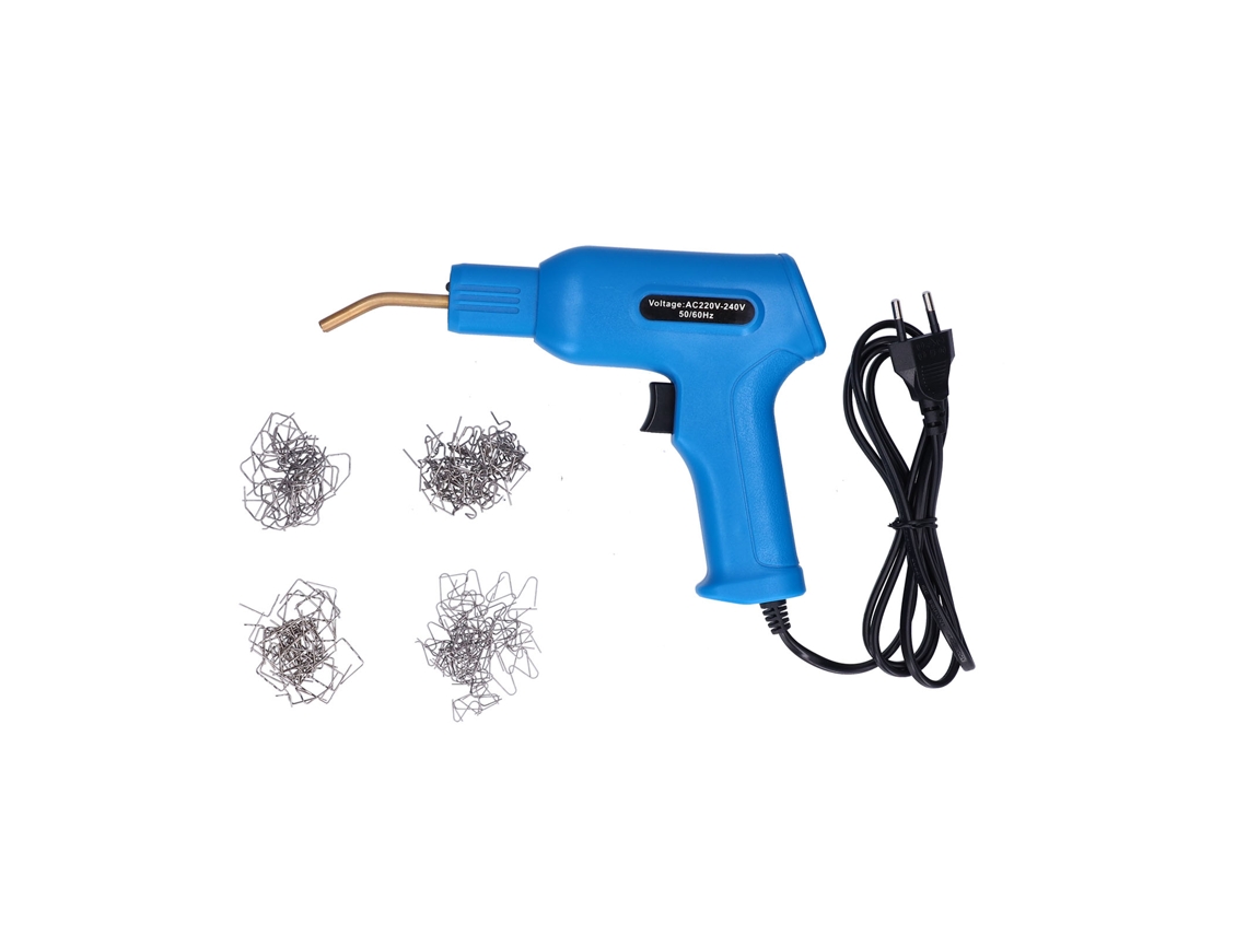 Herramienta de reparación de grapadoras térmicas Primerox, máquina de soldar, 220-240V, azul.