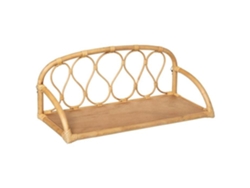 Estante de pared infantil retro - ratán 57x24 cm - Beige - Atmosphera createur dinterieur