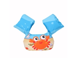 Chaleco de natación infantil de poliéster EPE color naranja cangrejo