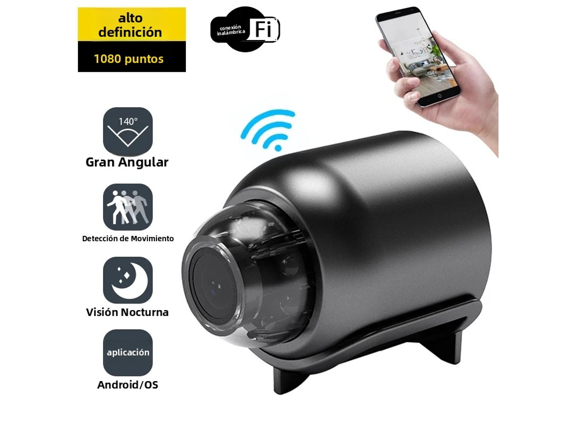 Mini Monitor De Bebé Inalámbrico Wifi De Alta Definición 1080p
