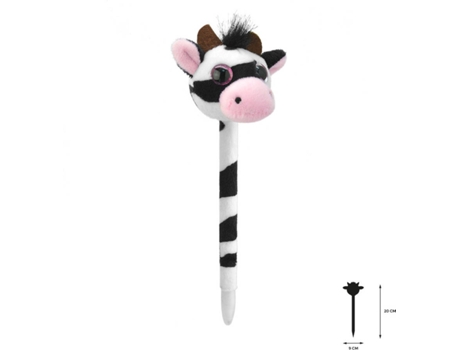 Bolígrafo de Peluche WILD PLANET Vaca (5.5 x 6 x 20 cm - Poliéster)