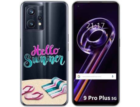 Carcasa para Realme 9 Pro Plus 5G TUMUNDOSMARTPHONE Dibujos Transparente Summer Multicolor