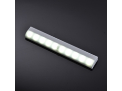 2026-luz Led Para Armario Con Sensor De Movimiento, 10 Led, Pegable Anywhere, Iluminación Para Armario Y Gabinete, Luz Nocturna Portátil Caliente/fría