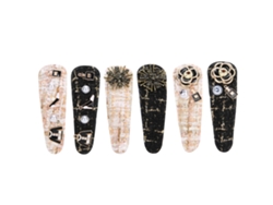 6pcs Pinzas Para El Cabello Para Mujeres Niñas Accesorios De Pelo Barretas Para Fiesta Cosplay
