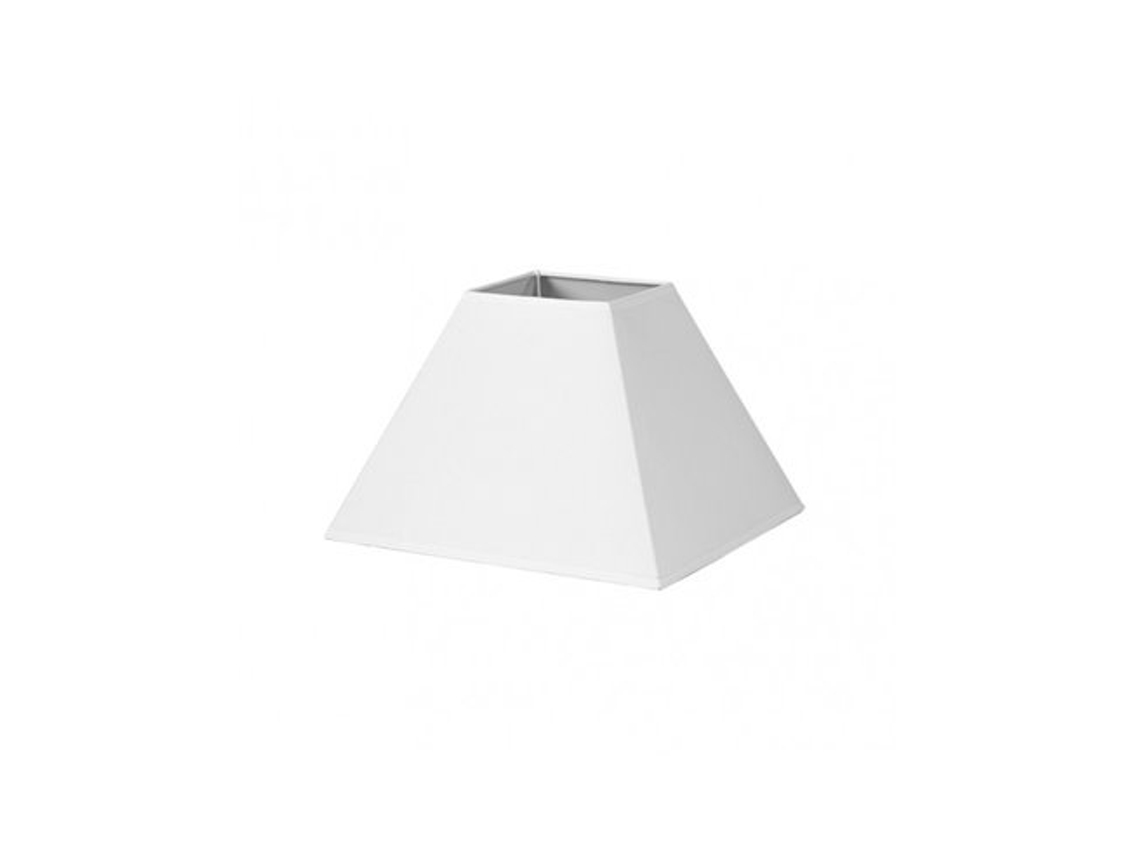 Pantalla Piramide Mezzo E27 Blanco 40dx18dx28h Tejido Popelin