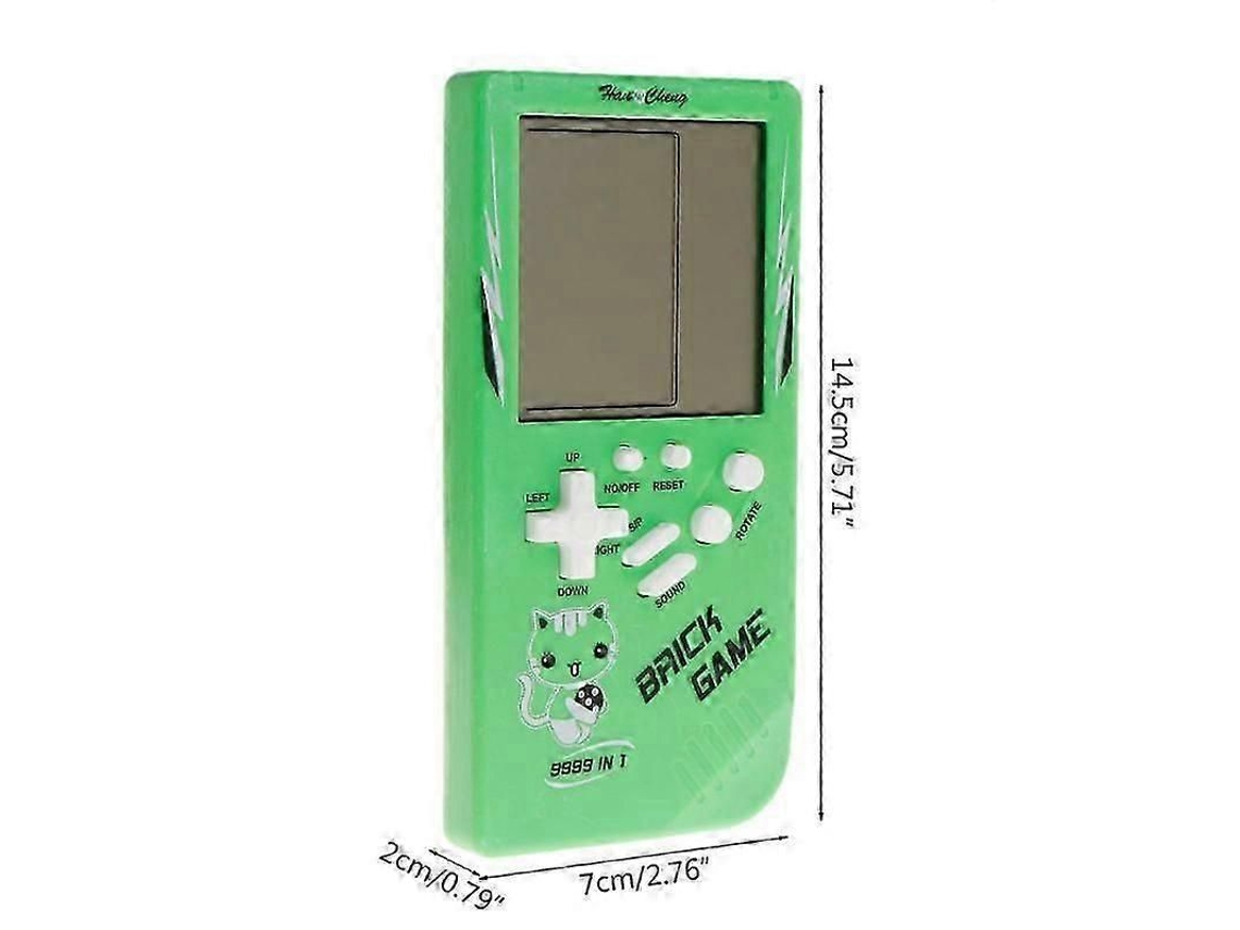 Consola de juegos Tetris GOKOCO con pantalla grande, estilo retro, portátil, para niños.