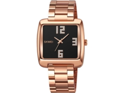 Reloj de cuarzo analógico resistente al agua con esfera grande, cuadrado, minimalista, retro para hombre