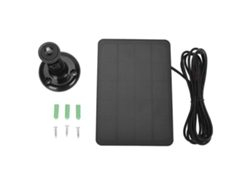 Mali Painel Solar para Smart Campainha Carregamento Google Nest Doorbell 2 3 3+ 4 Plus Câmera 2k com Cabo 3m