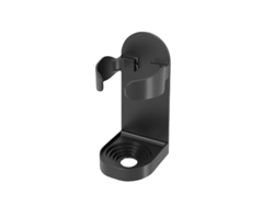 Suporte de Parede Preto para Barbeador Elétrico com Adesivo Removível ZYBLSSBB (não Requer Perfuração)