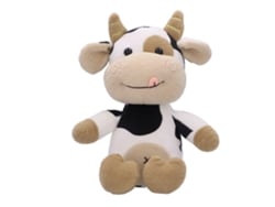 Ats-muñeco De Peluche De Vaca Cute Animal Cartoon Becerro Juguete Para Niños Regalo De Cumpleaños 30cm