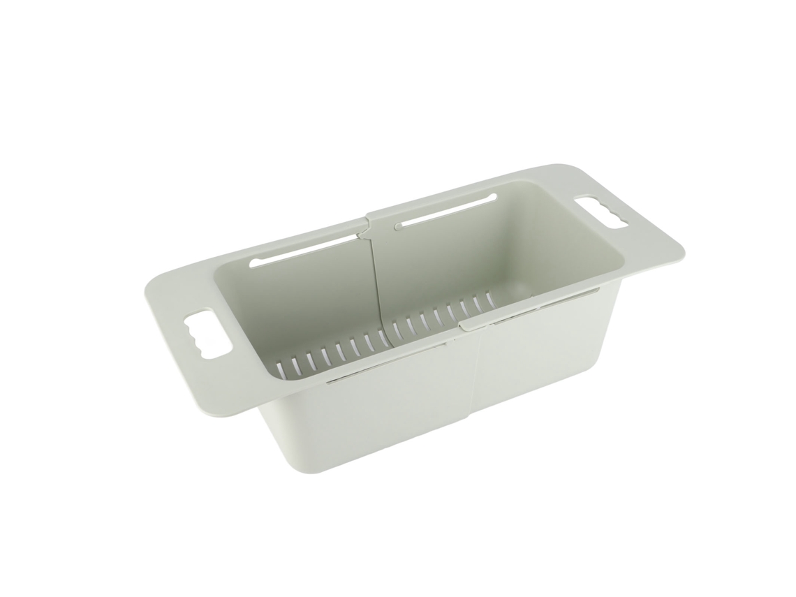 Cesta Ajustable Para Congelador Horizontal Con Divisor Profundo, Organizador De Pp Duradero Con Asa Verde.