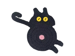 HYMNORA Posavasos con temática de gatos - Regalo para amantes de felinos, aislante térmico