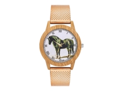 Reloj De Pulsera Casual Unisex De Moda Empresarial Con Correa De Silicona Oro Rosa