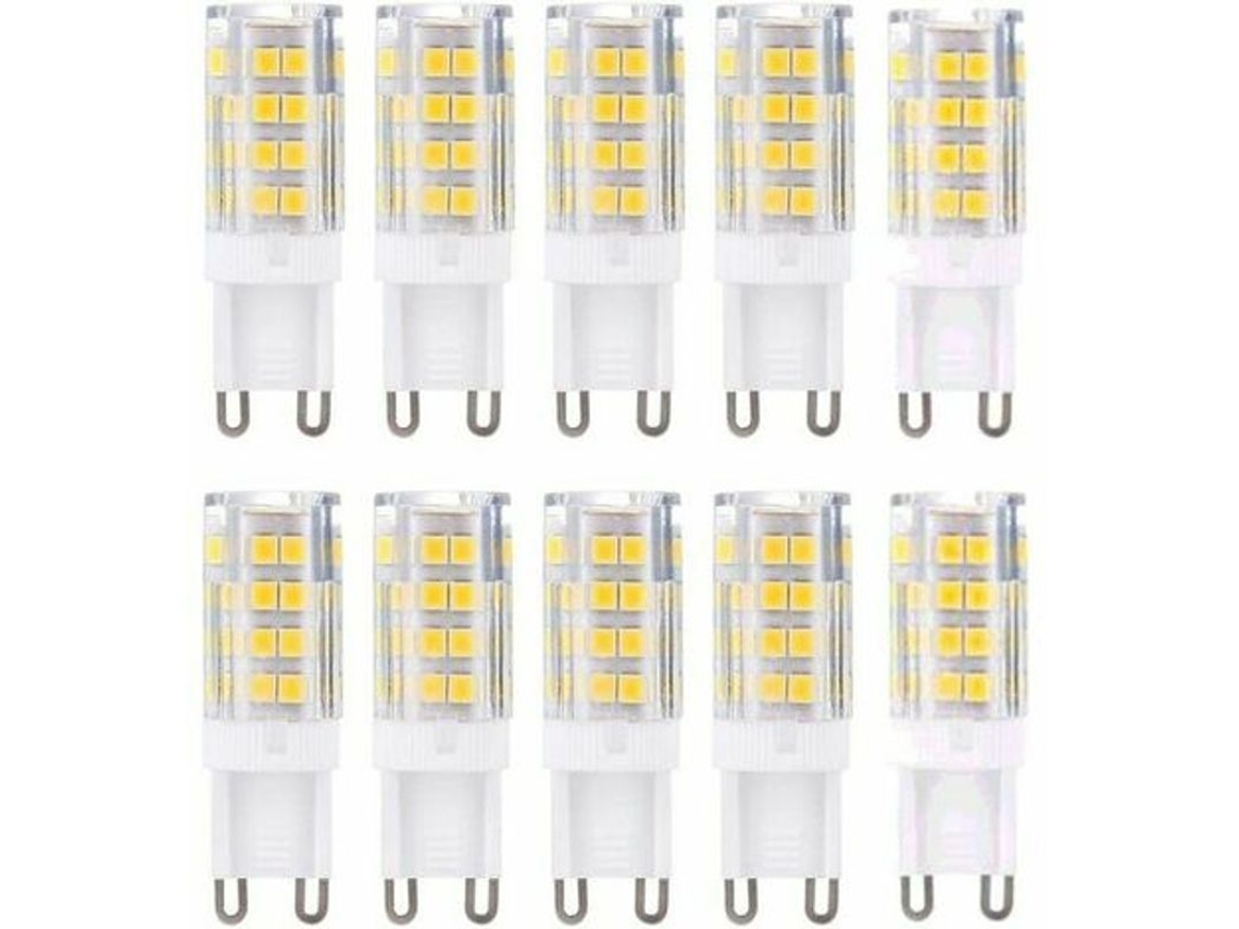 2026altiro-bombilla Led G9 De 5w, Luz Blanca Cálida De 3000k, Equivalente A Una Bombilla Halógena De 40w, 420 Lúmenes, No Regulable, Paquete De 10 Unidades.