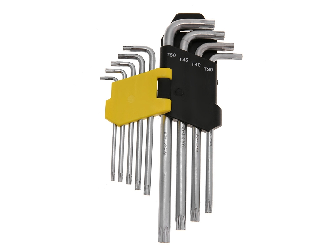 Kit De Llaves Allen 9 Piezas Llave Estrella Llave Hexagonal Herramienta Profesional Reparación