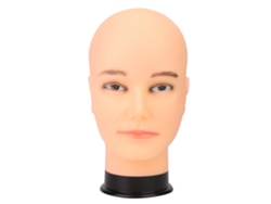 Cabeza de maniquí masculino profesional para sombreros, pelucas y exhibición de entrenamiento