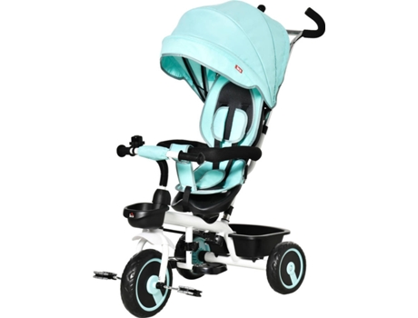 Triciclo Homcom 370191gn azulturquesa edad 1 100x48x106cm