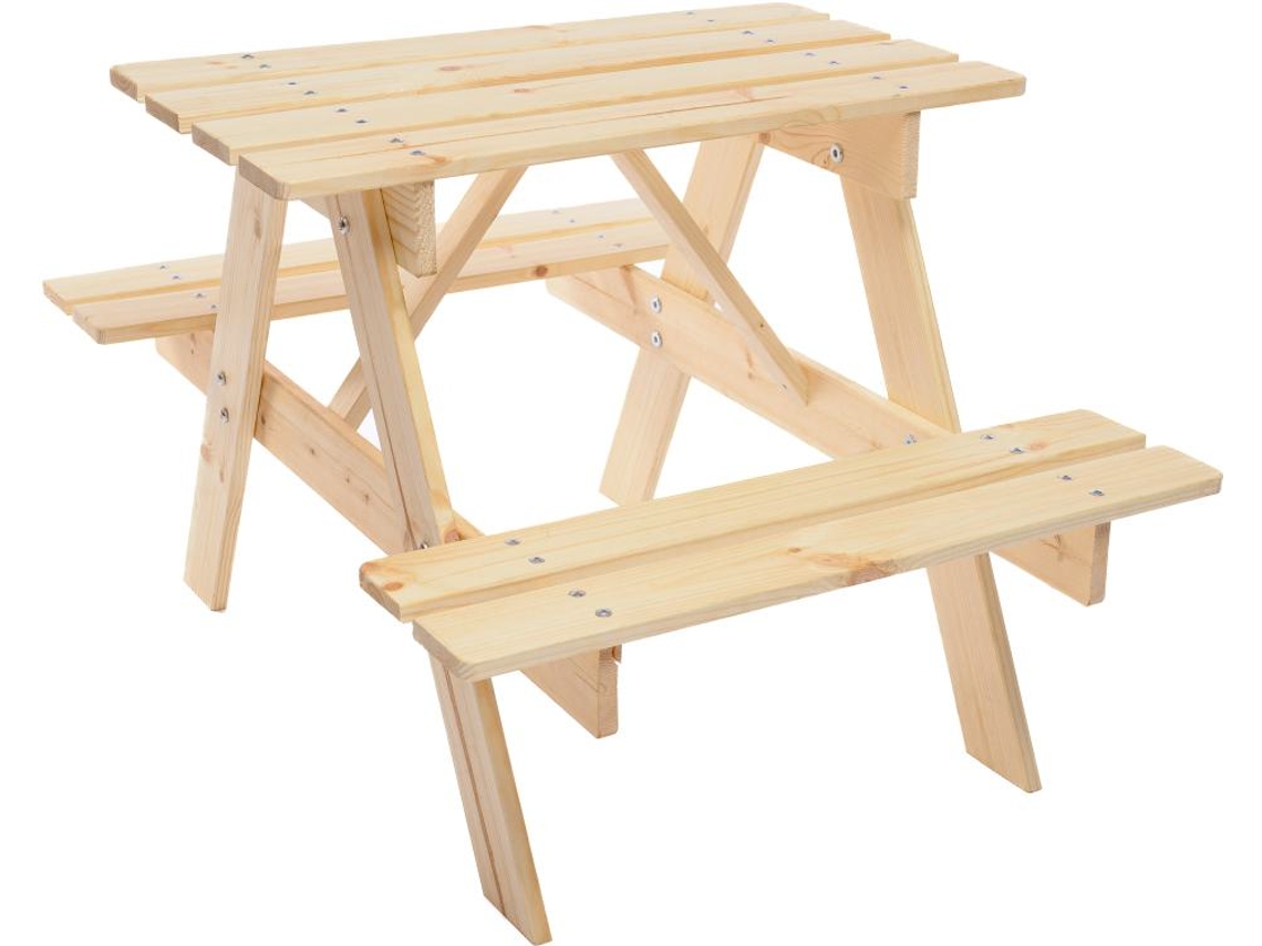 Mesa de picnic infantil TIMBELA M012-1 81 x 60 x 50 cm (Edad Mínima: 3 años)