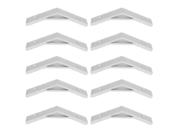 10 conectores angulares de aluminio de 135 grados para esquinas (2020)