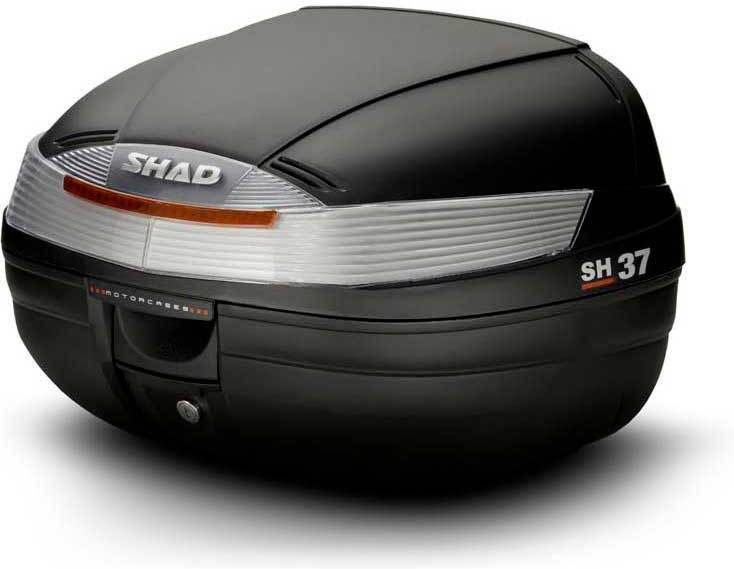 Shad Sh37 Negro top case 37 maletero caja de transporte superior blanco rojo plata titanio