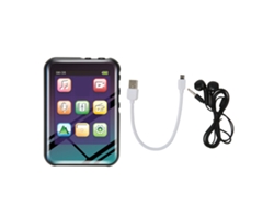 Reproductor Mp3 Mp4 Bluetooth 4.0 Grabación Con Reducción De Ruido Hd 16gb Negro