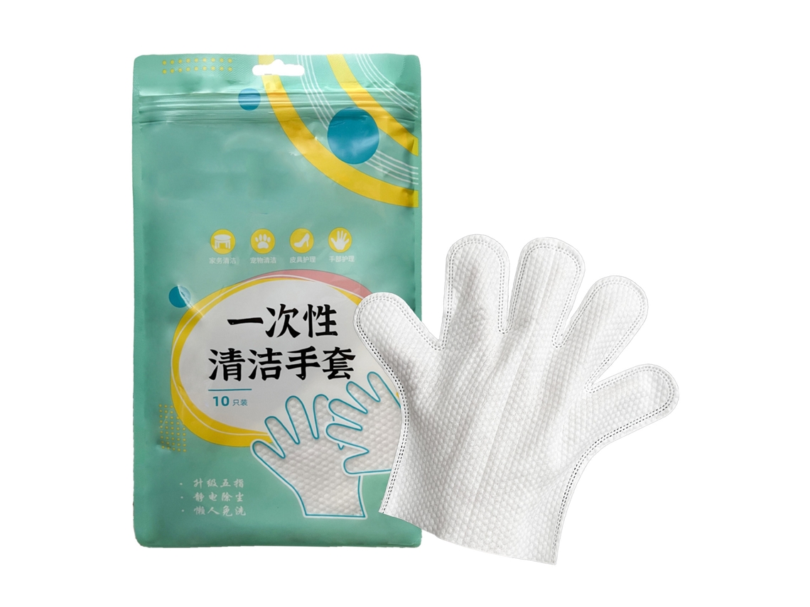 Paquete De 10 Guantes Desechables De Microfibra Para La Eliminación De Polvo, Ideales Para La Limpieza Doméstica En Seco Y Húmedo.