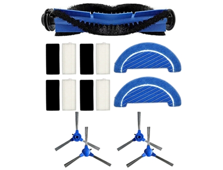Kit de paño de mopa con filtro de Cepillo Lateral principal para Cecotec Conga Excellence 1090, accesorios de repuesto para aspiradora