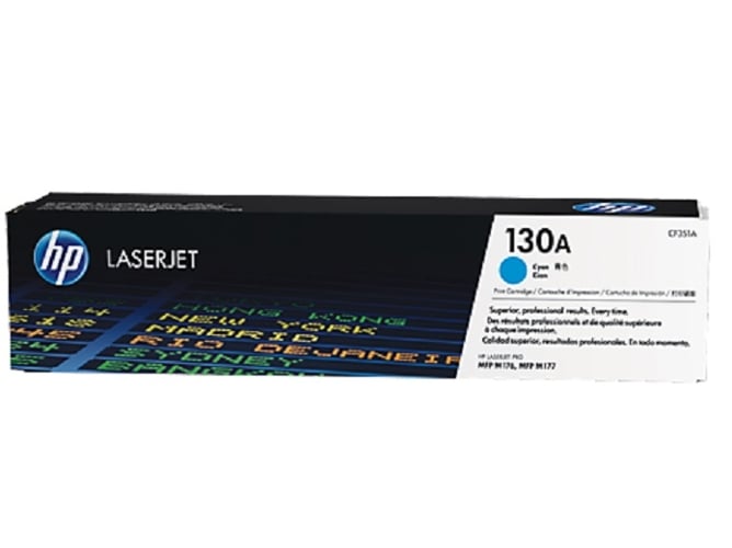 Cartucho de tóner Original HP 130A Cian para HP Color LaserJet Pro MFP M176, M177 Printer Series