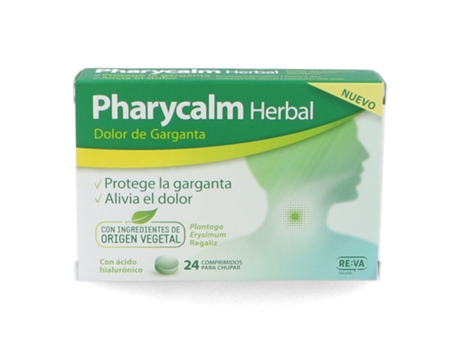 Pharycalm Herbal Dolor De Garganta 24 Comp