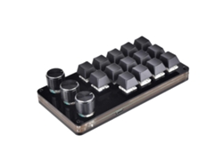 Teclado mecánico de 14 teclas con 3 botones de programación de macros, miniteclado para juegos con intercambio en caliente, teclado DIY Everley891
