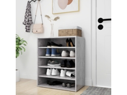 Zapatero LOVELY HOME en Contrachapado Gris Cemento (60X35X70 cm)