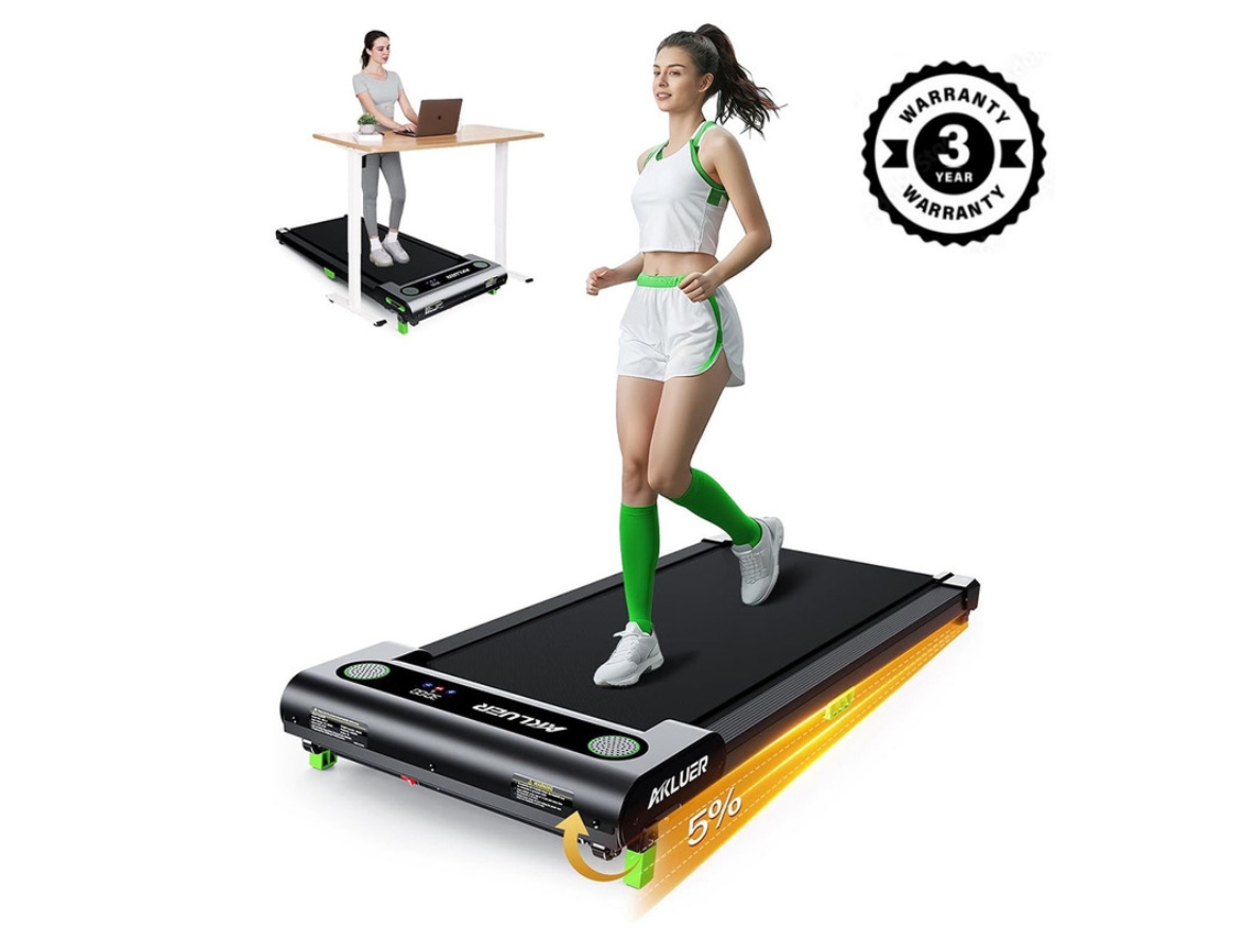 Akluer 480l-a Cinta De Caminar Con Inclinación Cinta De Correr Para Debajo Del Escritorio De 2.5hp Con Control Remoto Pantalla Led Capacidad Máxima De 150kg