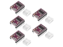Módulo Driver De Motor Passo A Passo Drv8825 + Dissipador De Calor Para Impressora 3d Rep Ukh