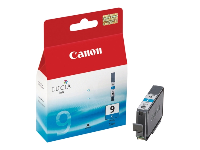 Cartucho de tinta Original CANON PGI-9C Cián para PIXMA iX7000, MX7600, Pro9500