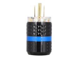 Conector De Audio Mono M103g Con Enchufe De Alimentación De Cobre Puro Chapado En Oro De 24 Quilates.