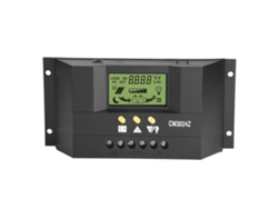 Controlador De Carga Solar Inteligente Pwm 12v/24v 30a Con Pantalla Lcd Y Usb